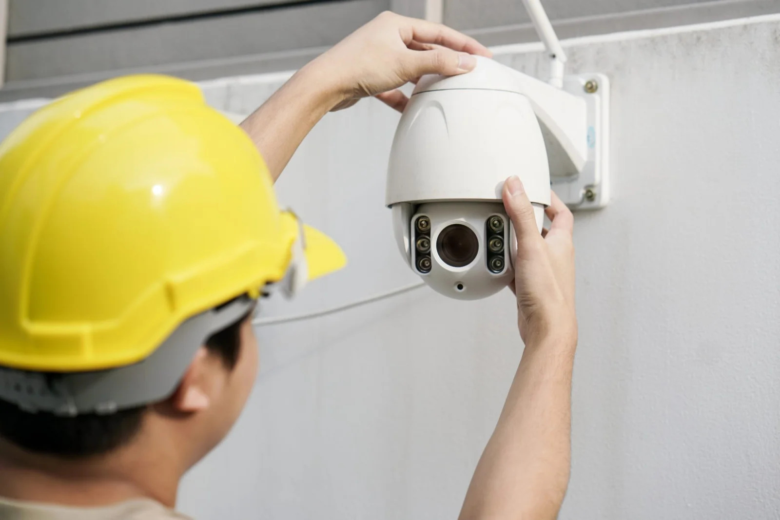 Professional CCTV camera installation