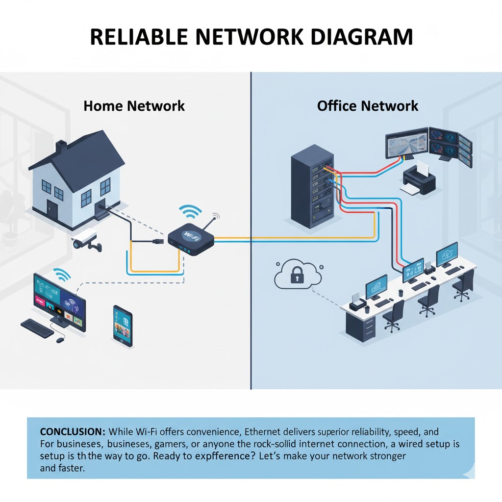 Home and office network diagram