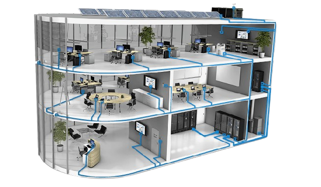 Ethernet cable installation