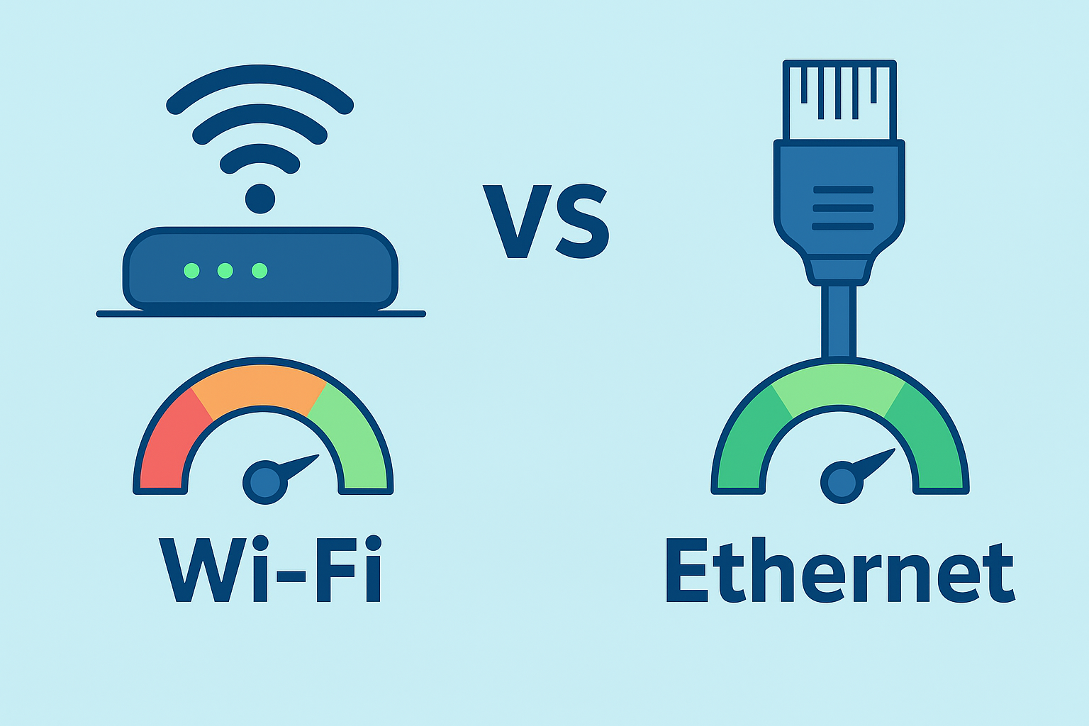 Network speed comparison
